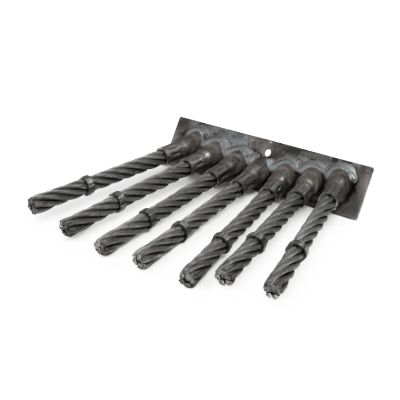 Losse staalkabelplukken en bundels - Ecobrush